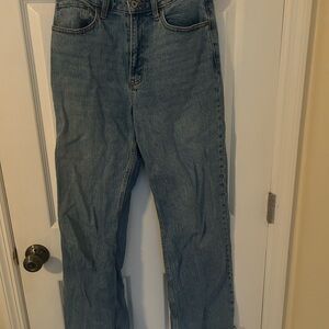 Abercrombie & Fitch High-Rise 90s straight leg curve love